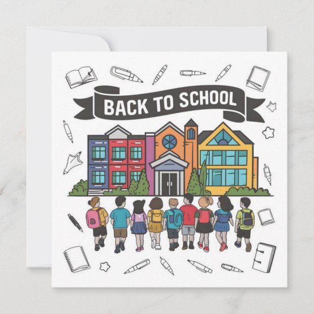 tillbaka till skolan kort (Framsida)