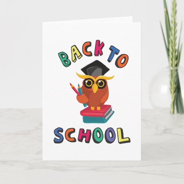 Tillbaka till skolan kort (Framsida)