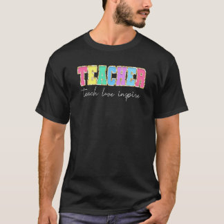 Tillbaka till skolan lär kärlek inspirera vintage t shirt