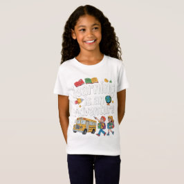 TILLBAKA TILL SKOLAN, Lärande är ett Äventyr T Shirt