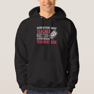 Tillbaka till skolan lärarassistent för en lärarhj hoodie
