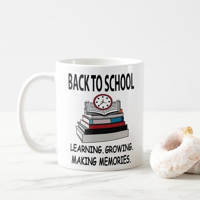 Tillbaka till skolan Lärare Elev  Kaffemugg (Med munk)