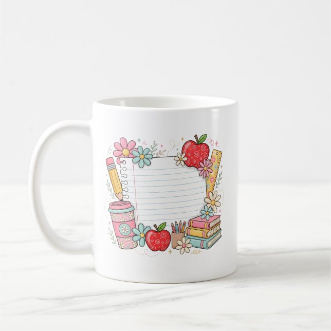 Tillbaka till skolan Lärare favorit Kaffemugg (Vänster)