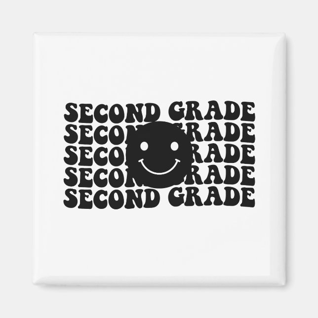 Tillbaka till skolan lärare i andra klass magnet (Framsidan)