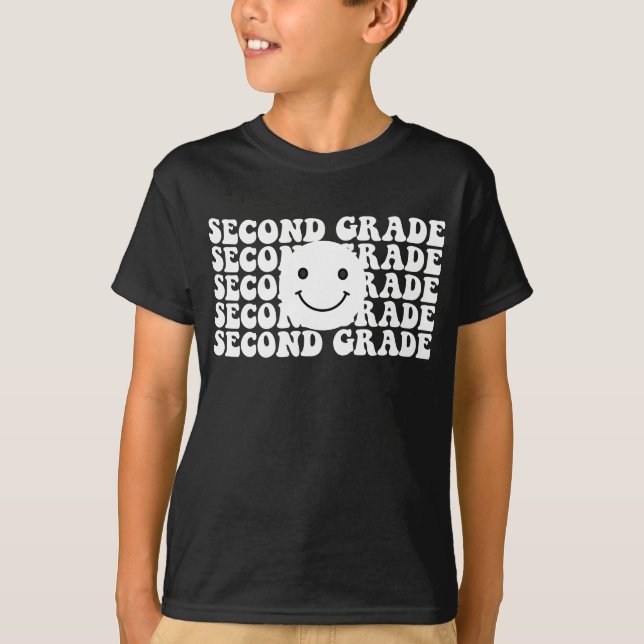 Tillbaka till skolan lärare i andra klass t shirt (Framsida)