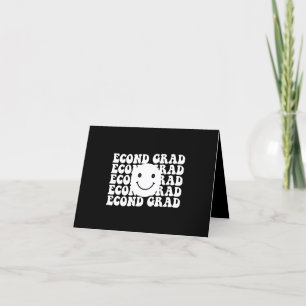 Tillbaka till skolan lärare i andra klass tack kort