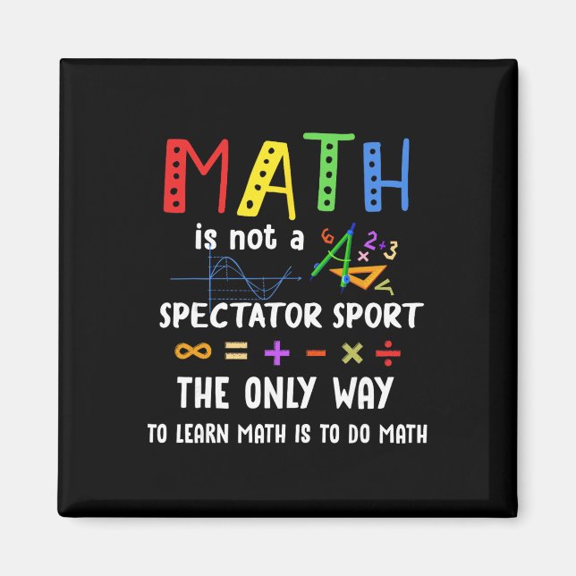 Tillbaka till skolan Matematik är inte en publik s Magnet (Framsidan)