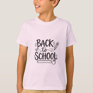 Tillbaka till skolan Minimala skolmaterial Penna L T Shirt