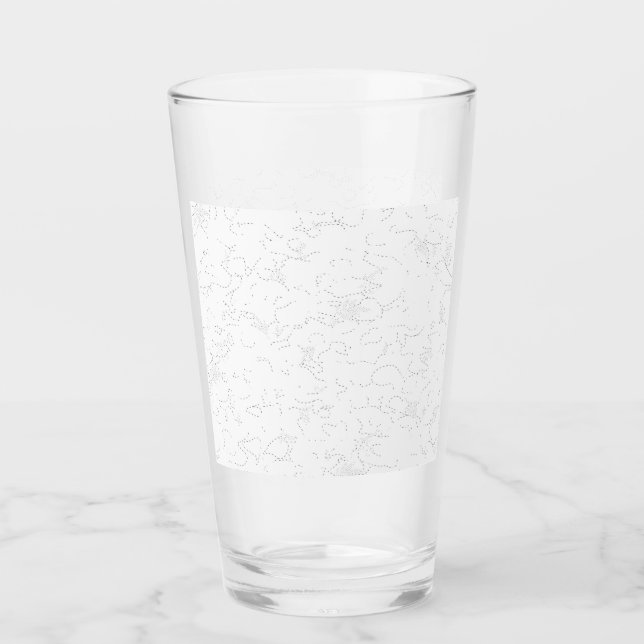 Tillbaka till skolan minimalistisk stil glaskopp (Framsida)