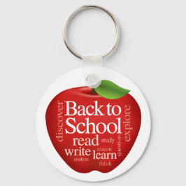 Tillbaka till skolan nyckelring