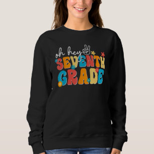 Tillbaka till skolan Oj hey Sjunde klass lärare St T Shirt