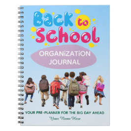 Tillbaka till skolan Organisations Journal Anteckningsbok