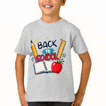 Tillbaka till skolan Penna Linjal Äpple Bok Design