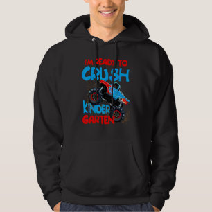 Tillbaka till skolan pojkar första dagen förskolor hoodie