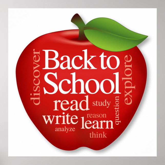 Tillbaka till skolan poster (Framsidan)