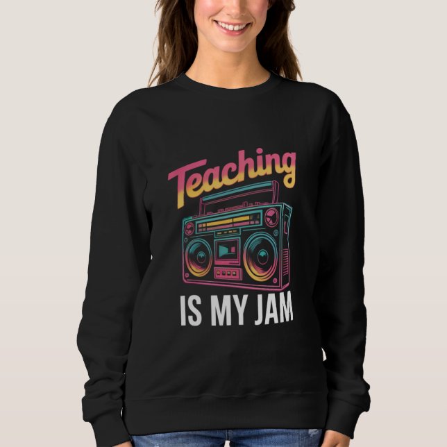 Tillbaka till skolan Retro Undervisning är min gre T Shirt (Framsida)