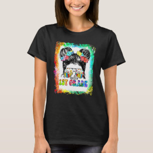 Tillbaka till skolan Rufsigt barnknut Hej 1:a klas T Shirt