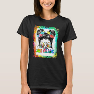 Tillbaka till skolan Rufsigt barnknut Hej 3:e klas T Shirt