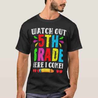 Tillbaka till skolan Se upp 5:e klass Här kommer j T Shirt