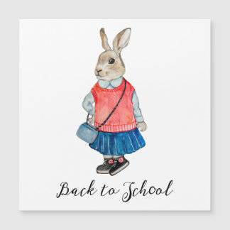 Tillbaka till skolan snygg fantasikanin