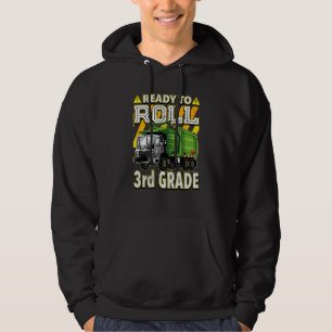 Tillbaka till skolan Sopbil redo att rulla 3:e k Hoodie