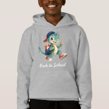 Tillbaka till skolan Söt dinosaurie för barn