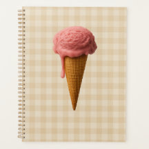 Tillbaka till skolan spiral kalender rosa, beige p
