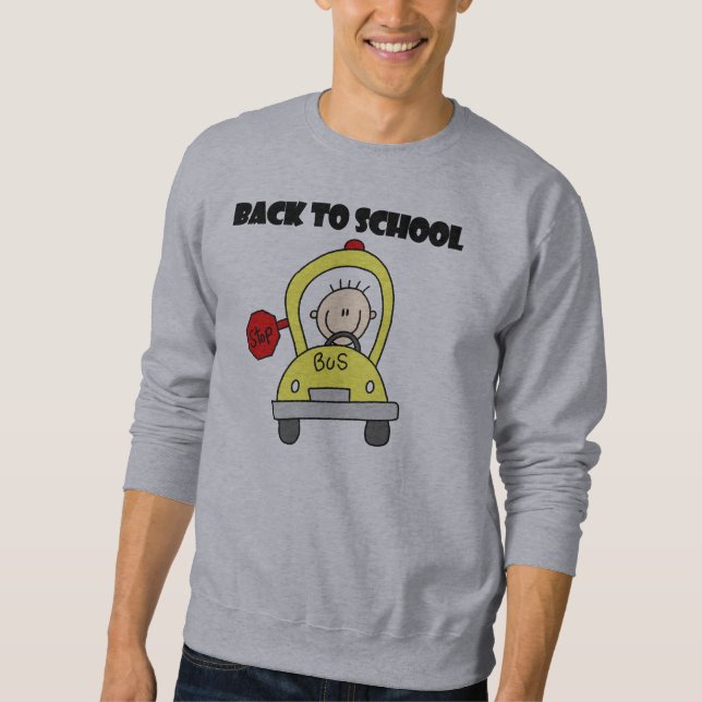 Tillbaka till skolan sweatshirt (Framsida)