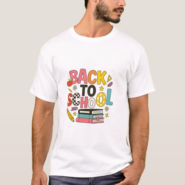 tillbaka till skolan t shirt (Framsida)