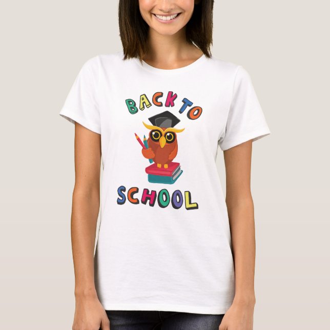 Tillbaka till skolan t shirt (Framsida)