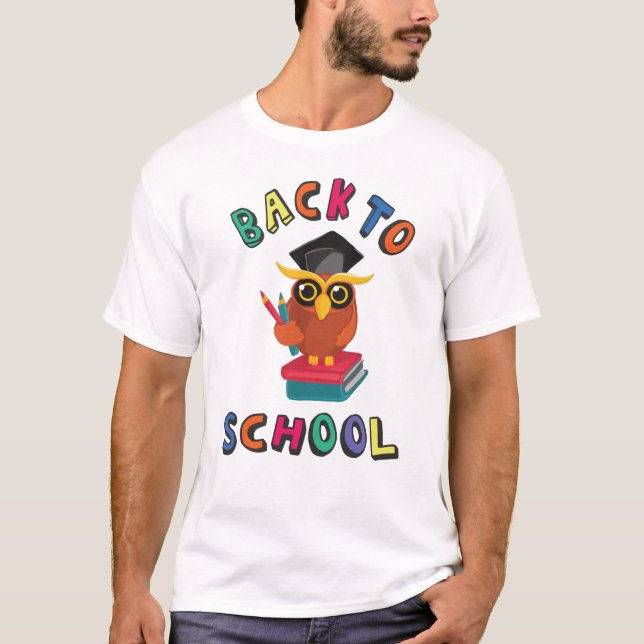 Tillbaka till skolan t shirt (Framsida)