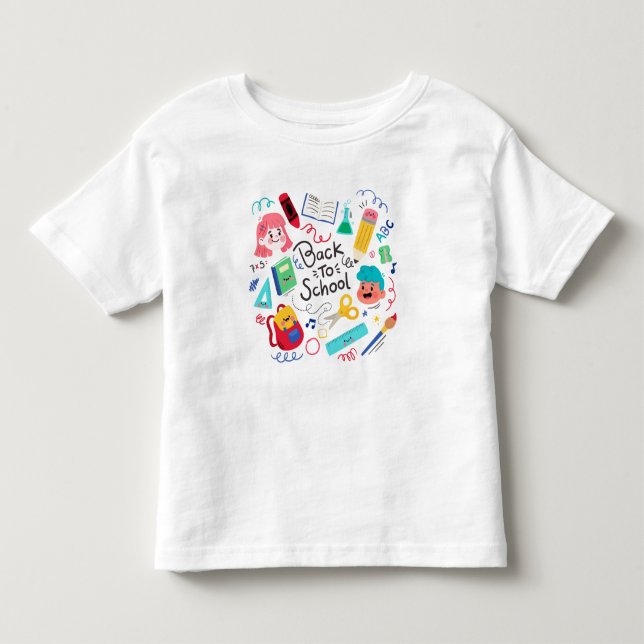 Tillbaka till skolan t shirt (Framsida)