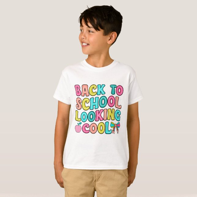 Tillbaka till skolan t shirt (Hel framsida)