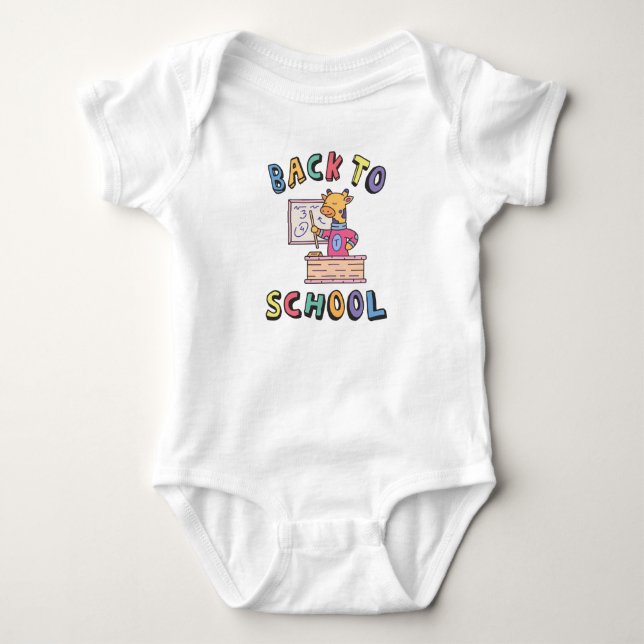 Tillbaka till skolan t shirt (Framsida)