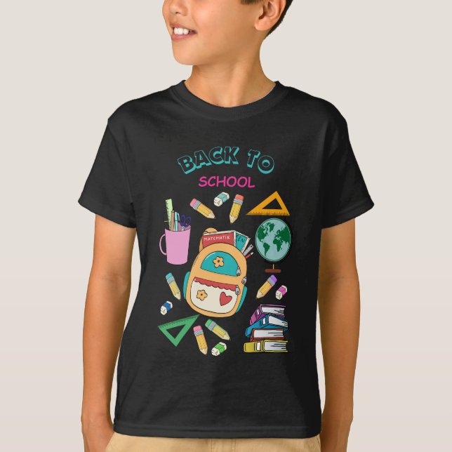 Tillbaka till skolan t shirt (Framsida)