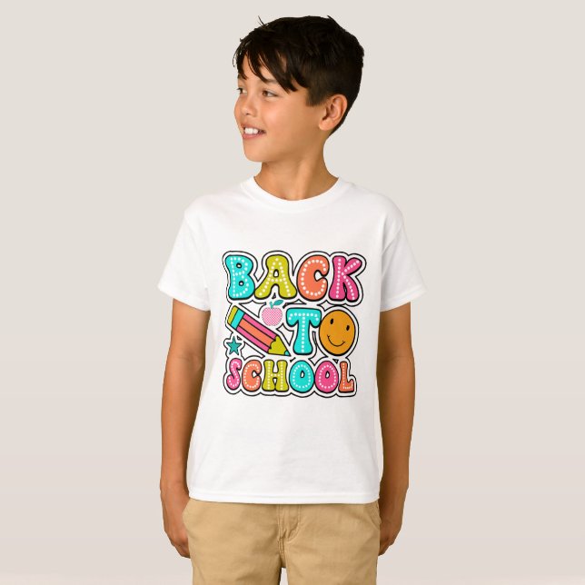Tillbaka till skolan t shirt (Hel framsida)