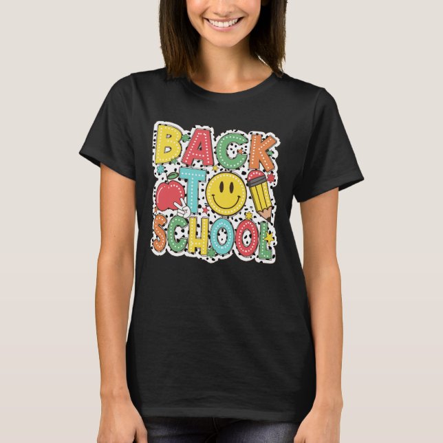 tillbaka till skolan t shirt (Framsida)