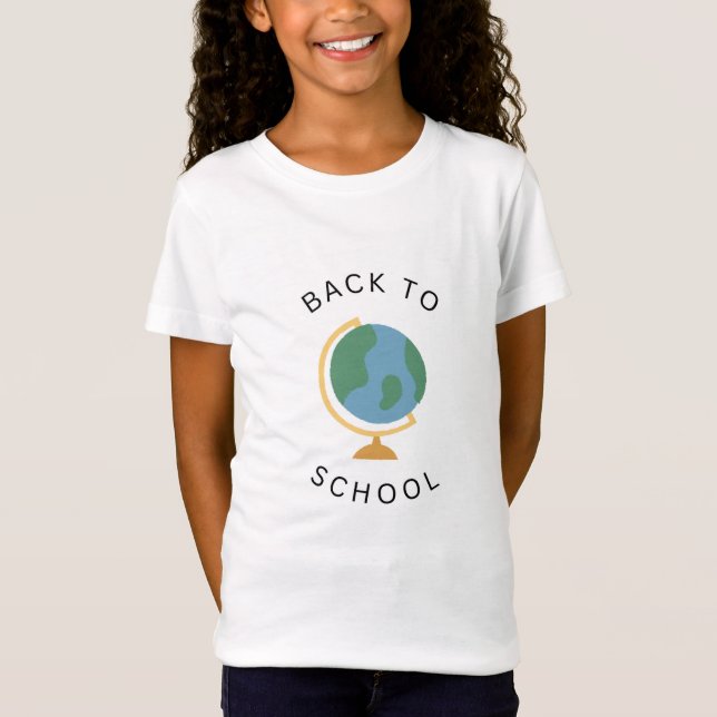 Tillbaka till skolan T-shirt (Framsida)