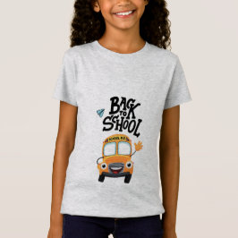 Tillbaka till skolan T-shirt med buss