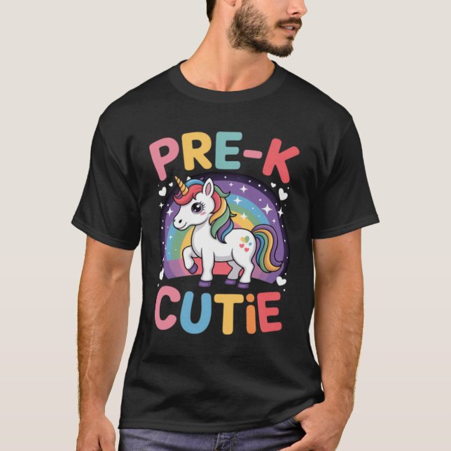 Tillbaka till skolan Tee Första dagen för Pre-K Pr (Framsida)