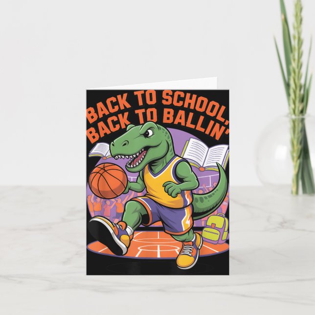 Tillbaka till skolan Tillbaka till kul Basket Dino Kort (Framsida)