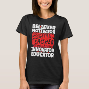 Tillbaka Till Skolan Troende Motivator Innovatör U T Shirt