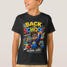 Tillbaka till skolan-tröja för barn | Skolhjälte S T Shirt
