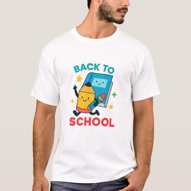 Tillbaka till skolans firande t shirt (Framsida)
