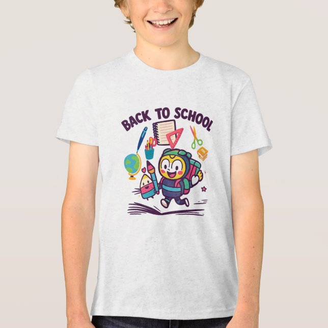 Tillbaka till skolans kul t shirt (Framsida)