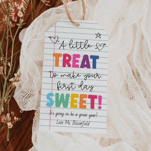 Tillbaka till skolans presenttagg presentetikett (Skapare uppladdad)