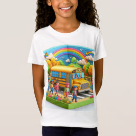 Tillbaka till skolans stolthet tjejer t shirt