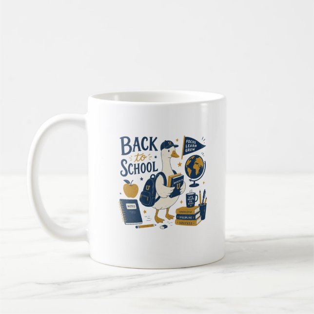 Tillbaka till skolårets gås kaffemugg (Vänster)