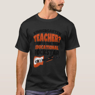 Tillbaka till skolmusik Gitarr Förskollärare T Shirt