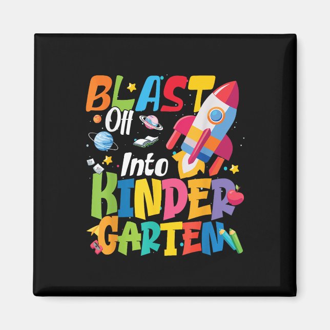 Tillbaka till skolstarten Blaster Ut I Förskolan S Magnet (Framsidan)